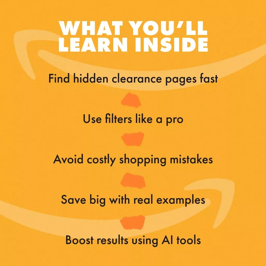 How to Find Amazon Clearance Hidden Deals | Digital Download Guide for Bargain Hunters, Amazon Shoppers & Resellers | eBook on Secret Clearance Pages, Tips & Tricks, AI-Powered Strategies