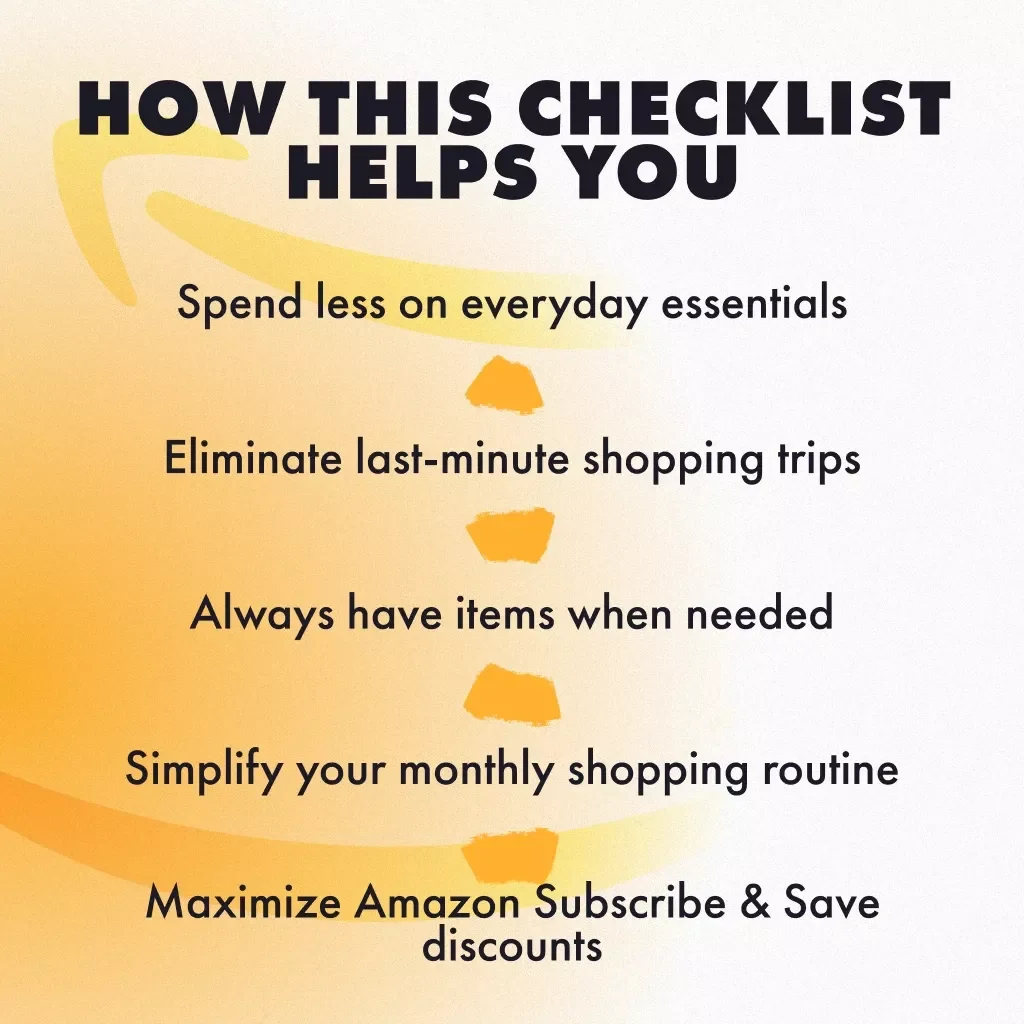 Master the Art of Subscribe & Save | Printable Digital Checklist | How to Use Subscribe & Save Guide for Smarter Shopping & Saving Money