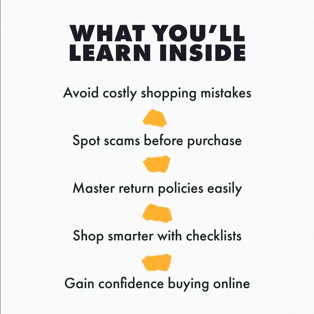 Master Return Policies & Spot Scams with Confidence on Amazon | Digital Guide | How to Shop with Confidence: Return Policies and Scam Signals | eBook Download for Savvy Online Shoppers