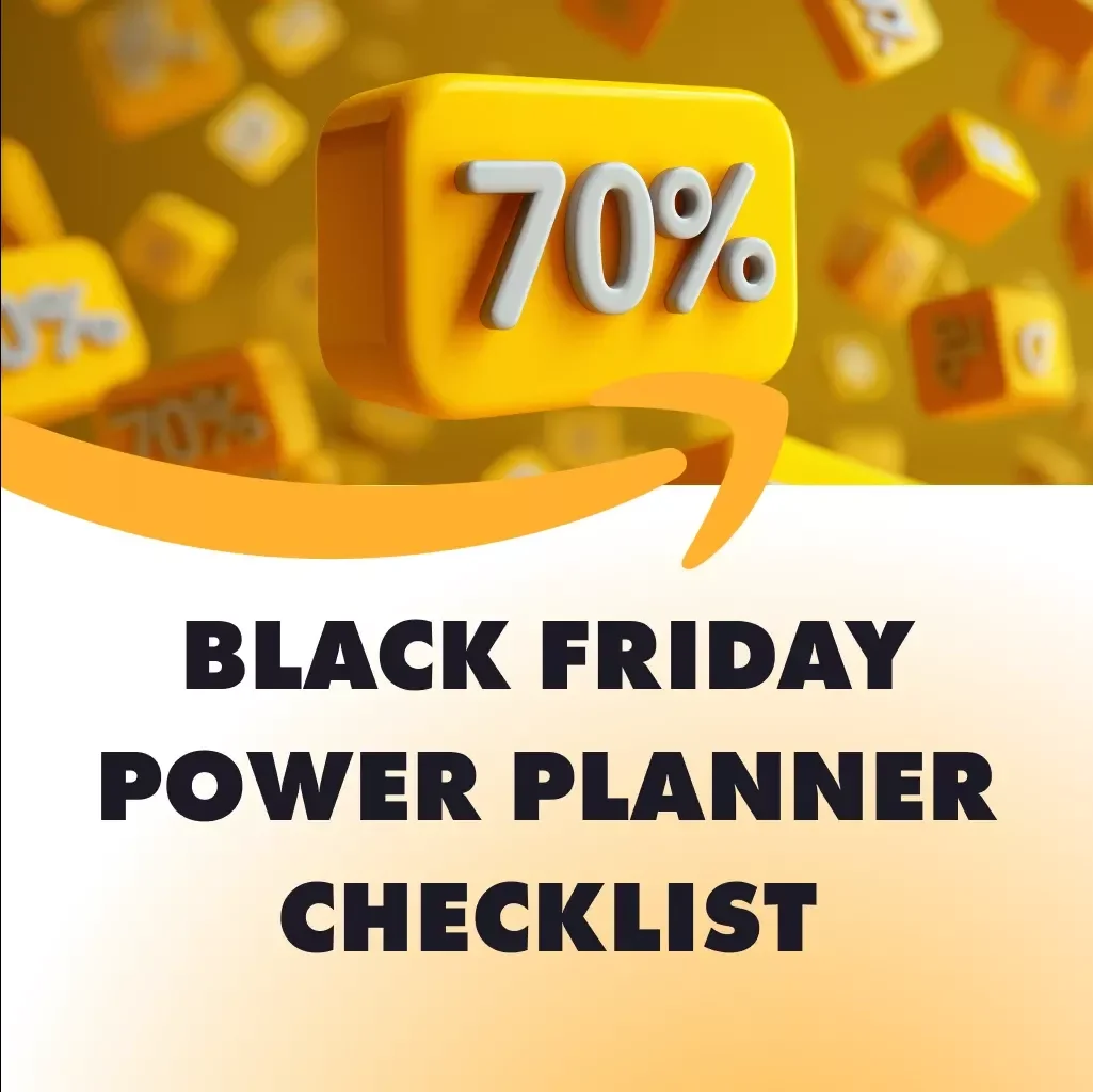 Black Friday Power Planner Checklist - How to Plan Purchases Around Black Friday