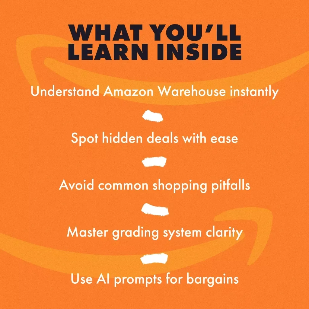Amazon Warehouse – Smart Shopping Secrets Made Simple | Digital Guide | Learn What is Amazon Warehouse and How Does It Work | eBook for Bargain Hunters, Resellers & Smart Shoppers