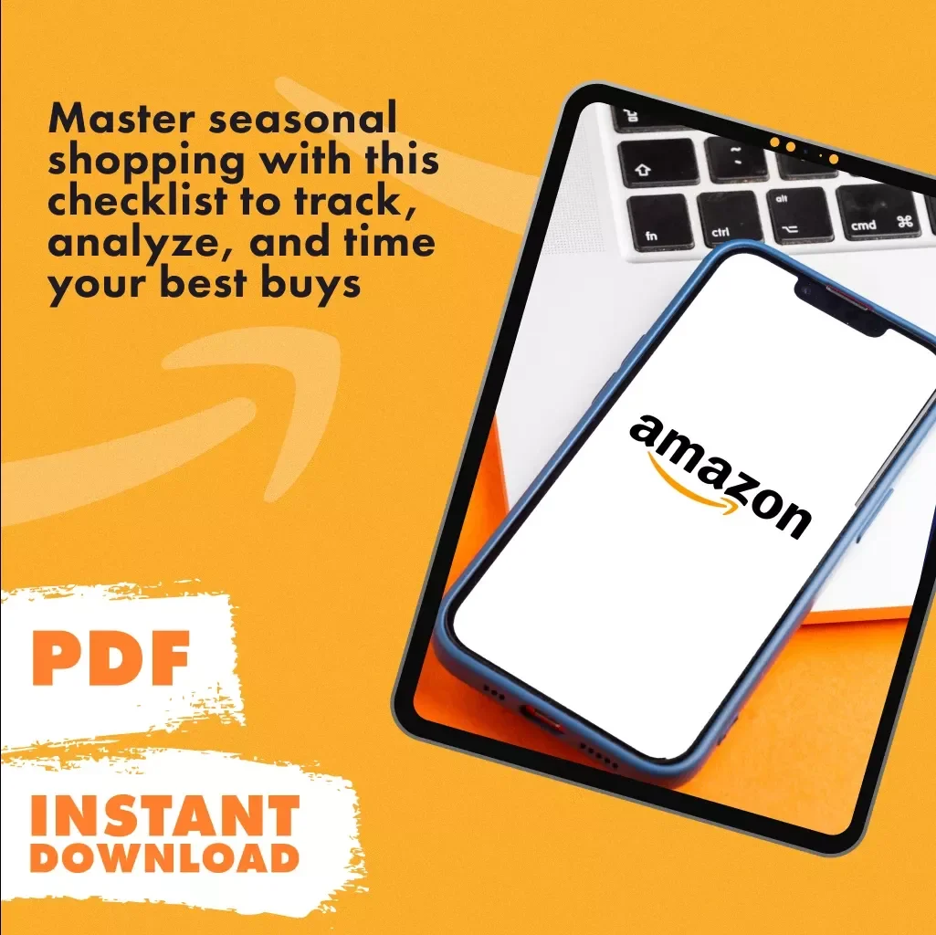 Seasonal Price Trend Tracker | Digital Checklist for Smart Shoppers | How to Analyze Price Trends for Seasonal Buying | eBook, Guide, PDF Download