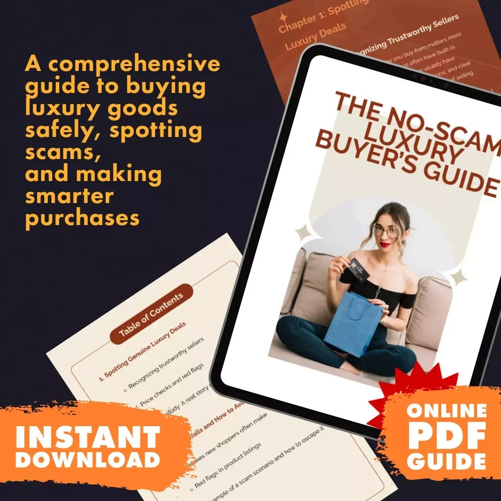 The No-Scam Luxury Buyer’s Guide: How to Find Luxury Item Deals Without Getting Scammed