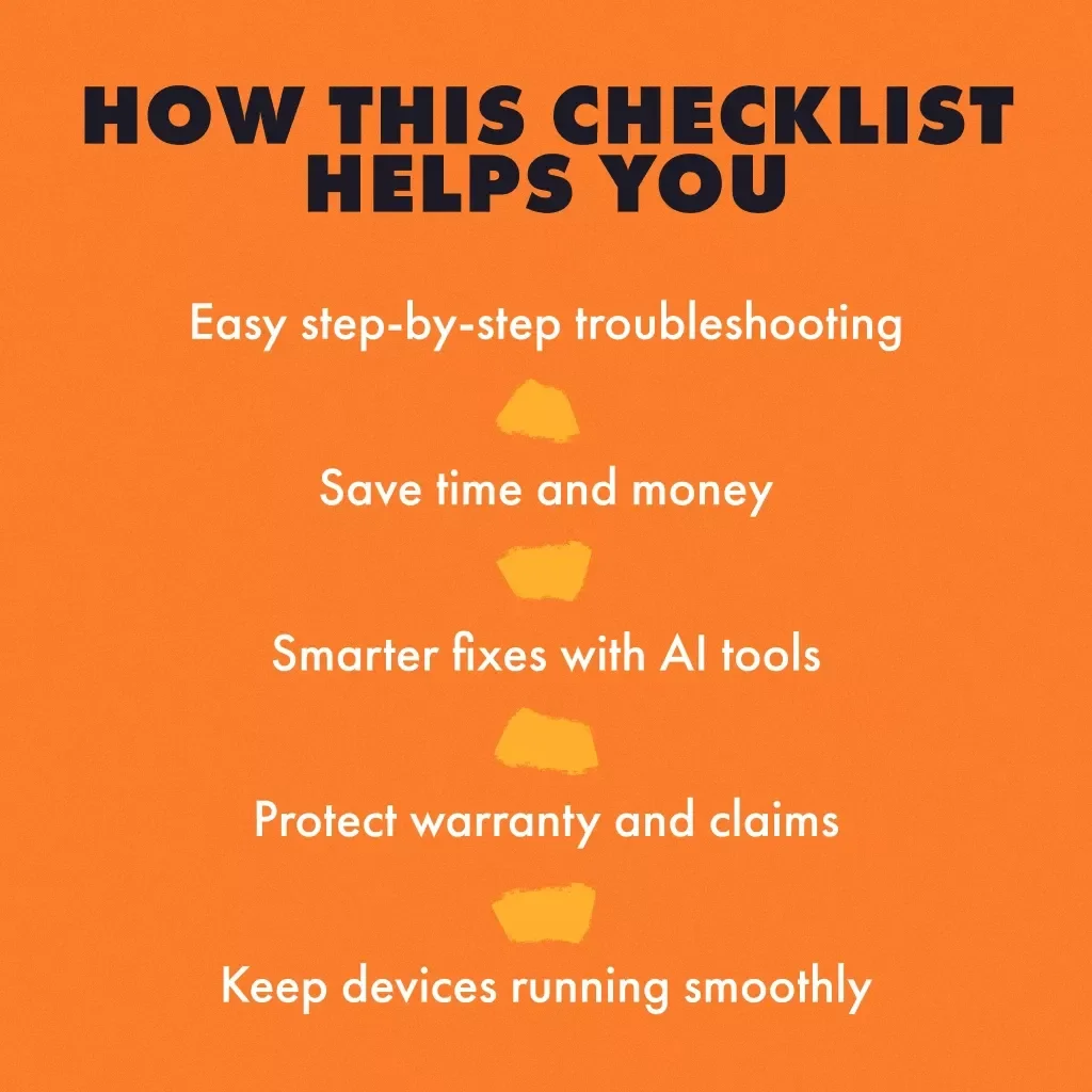 The Ultimate Troubleshooting Checklist for Renewed Products | How to Troubleshoot Common Issues with Renewed Products | Digital Download Guide & eBook