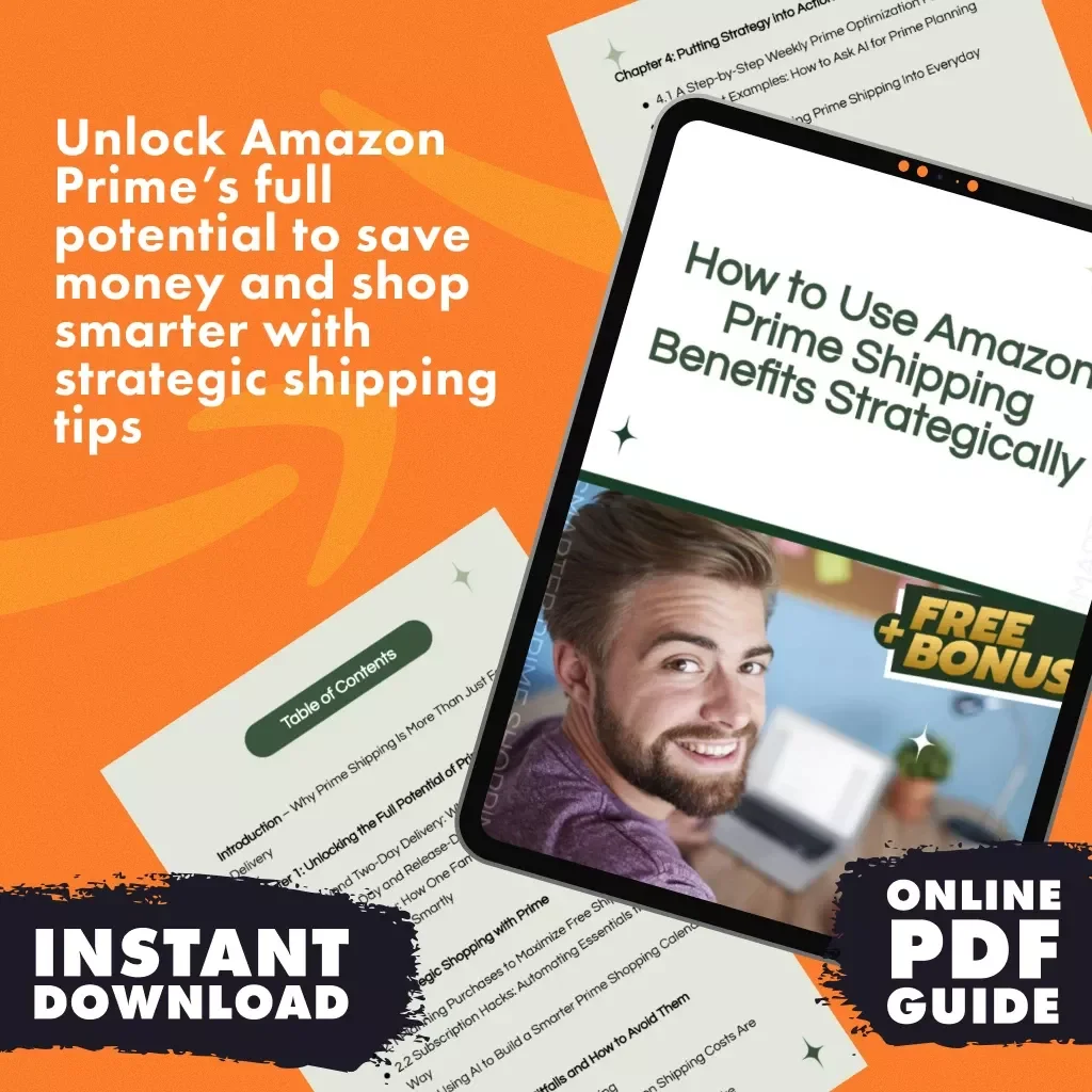 How to Use Amazon Prime Shipping Benefits Strategically