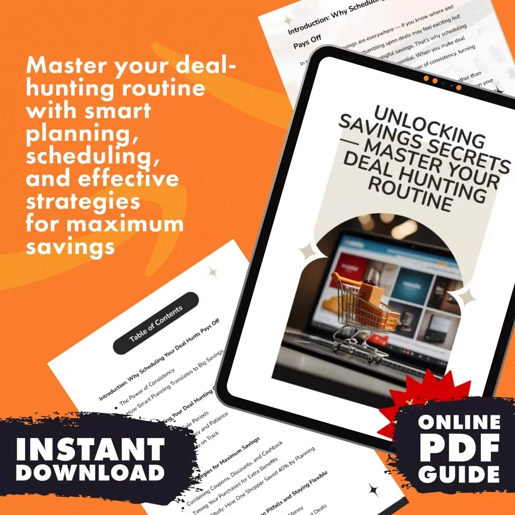 Unlocking Savings Secrets — Master Your Deal Hunting Routine: How to Schedule Regular Deal Hunts for Maximum Savings