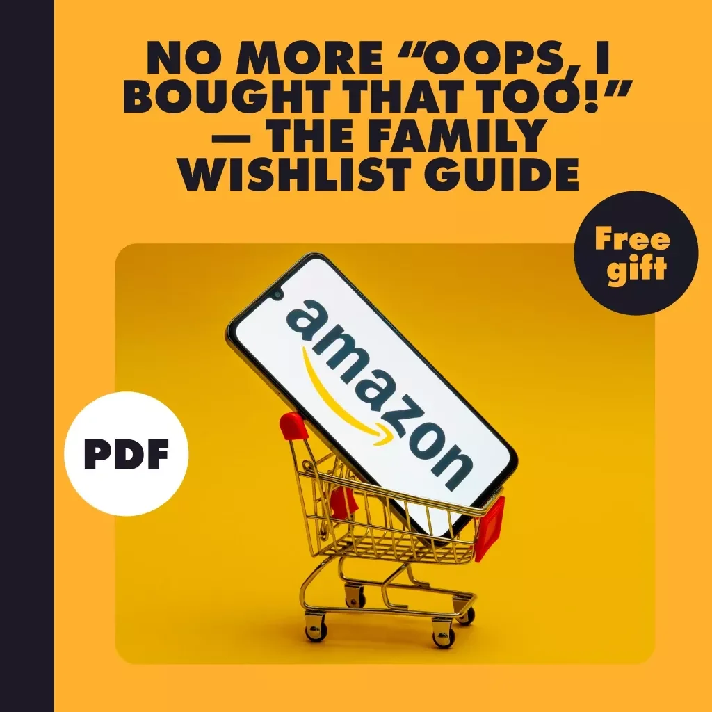 No More “Oops, I Bought That Too!” — The Family Wishlist Guide | Digital Download eBook & Checklist on How to Set Up Family Wishlists to Avoid Duplicate Gifts