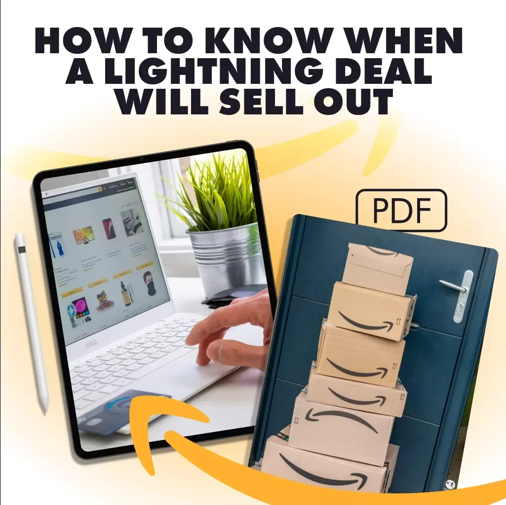 Checklist: How to Know When a Lightning Deal Will Sell Out | Digital Download eBook Guide for Shoppers & Sellers | Instant PDF Download