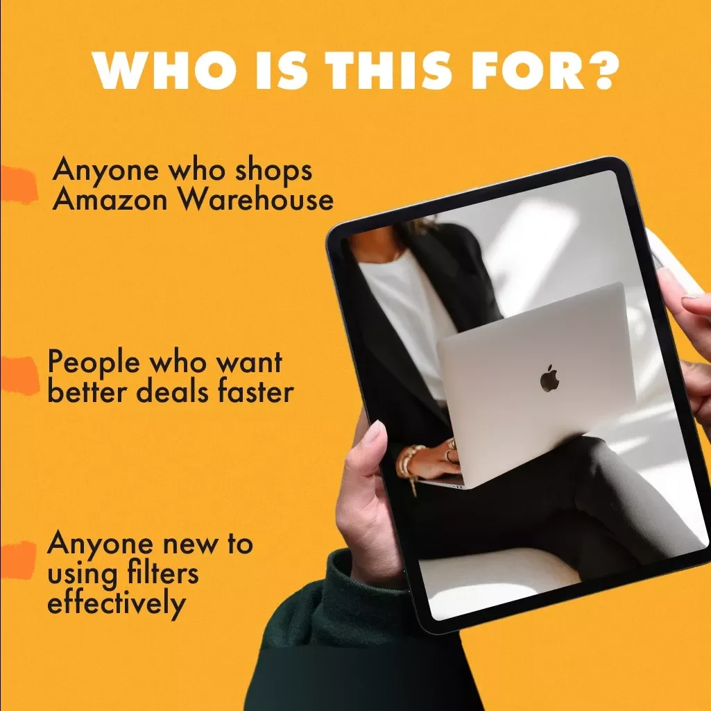 Mastering Filters in Amazon Warehouse – Printable Checklist for Bargain Hunters | How to Use Filters Effectively in Amazon Warehouse Deals