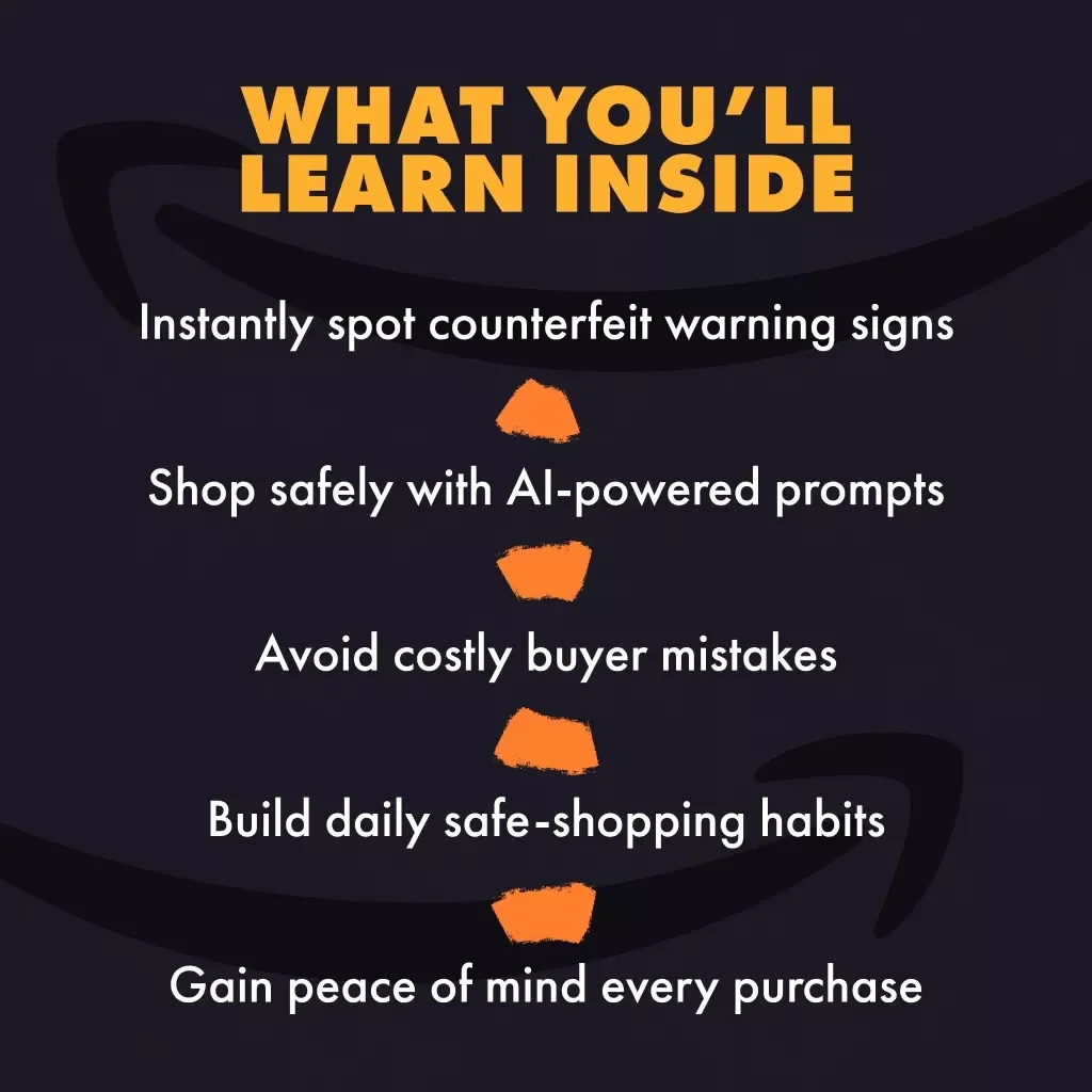 Spot the Real Deal: Amazon Warehouse | Guide on How to Avoid Counterfeit Products, Smart Shopping Tips, AI Prompts & Buyer Safety Checklist