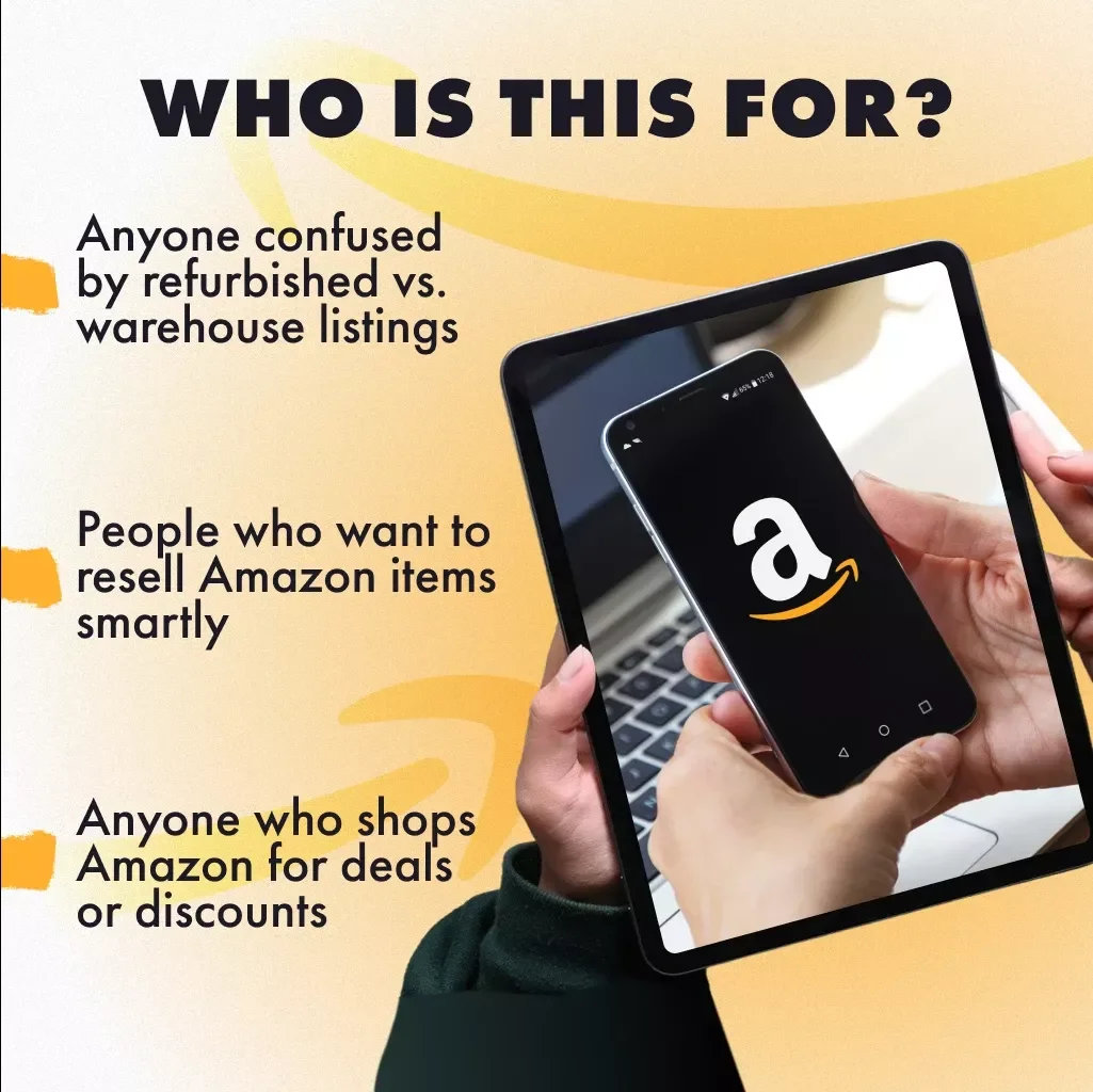 Amazon Renewed vs Warehouse Deals – How Amazon Renewed Differs from Amazon Warehouse Deals Guide, eBook for Smart Shoppers, Sellers, and Deal Hunters