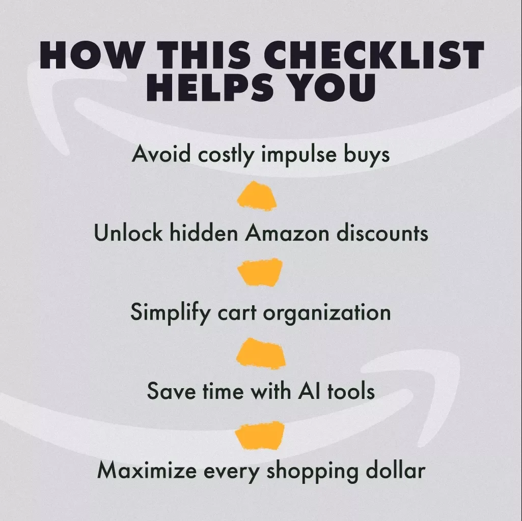Smart Shopper’s Amazon Haul Checklist: Shop Like a Pro & Save Big | Digital Download Guide, eBook & Printable List for How to Shop Smart for an Amazon Haul