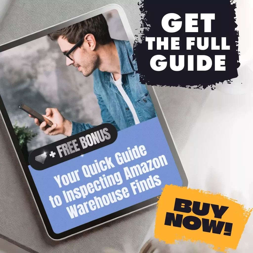 Your Quick Guide to Inspecting Amazon Warehouse Finds | Digital Download Checklist, eBook & Step-by-Step Guide for Smart Shoppers