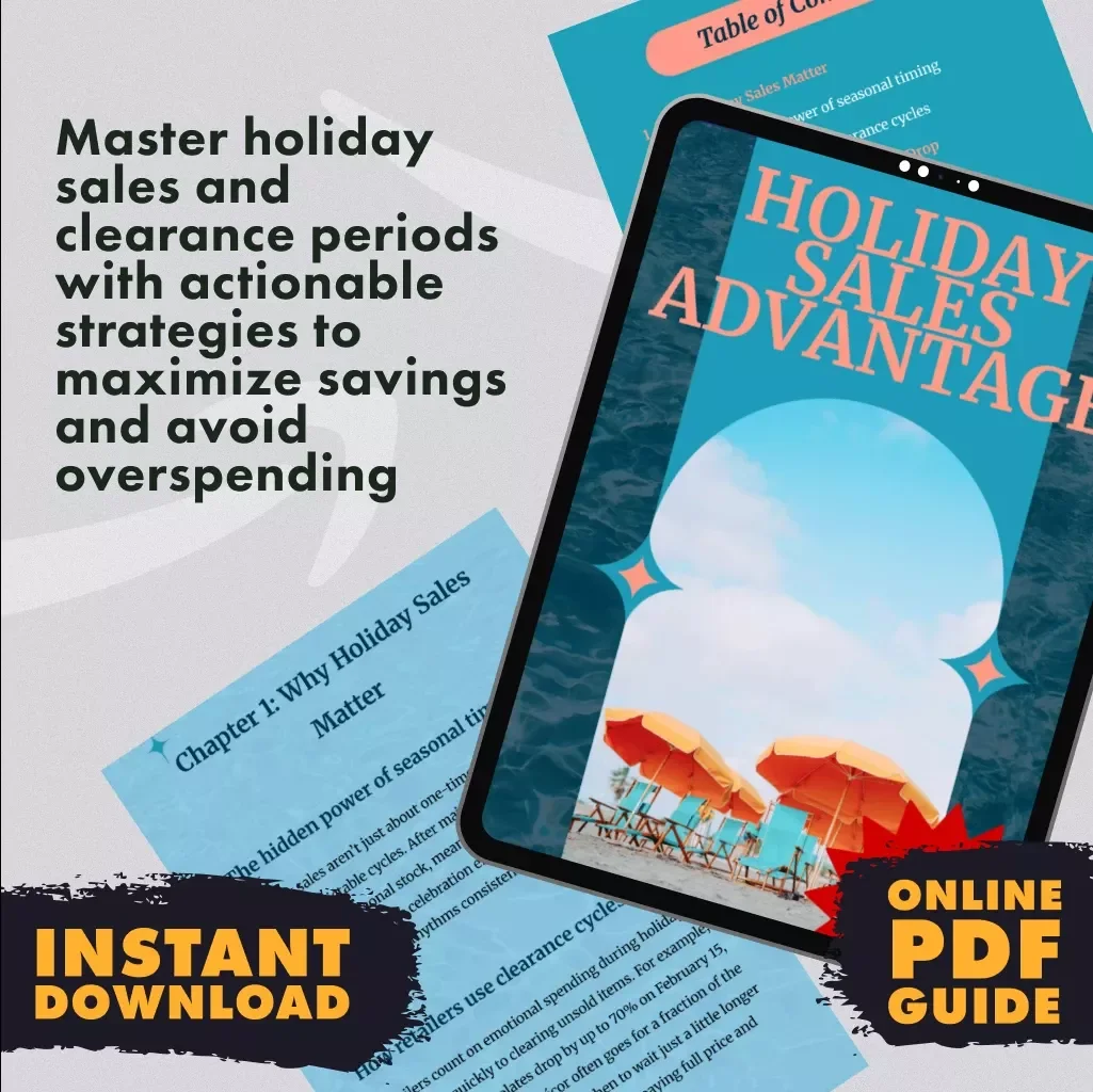 Holiday Sales Advantage: How to Leverage Holiday Sales & Clearance Periods for Maximum Savings