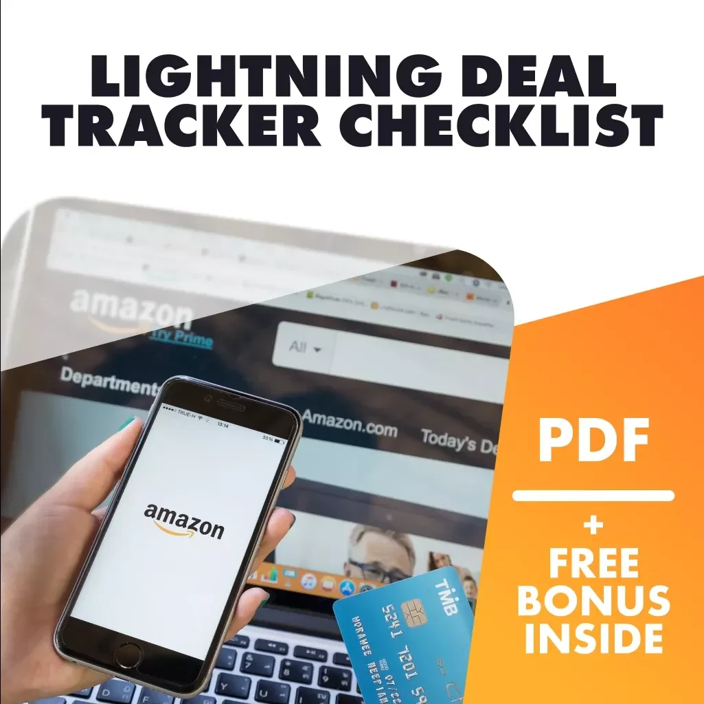 Lightning Deal Tracker Checklist – How to Use Deal Tracking Websites for Lightning Deals | Digital Download for Smart Shoppers & Bargain Hunters