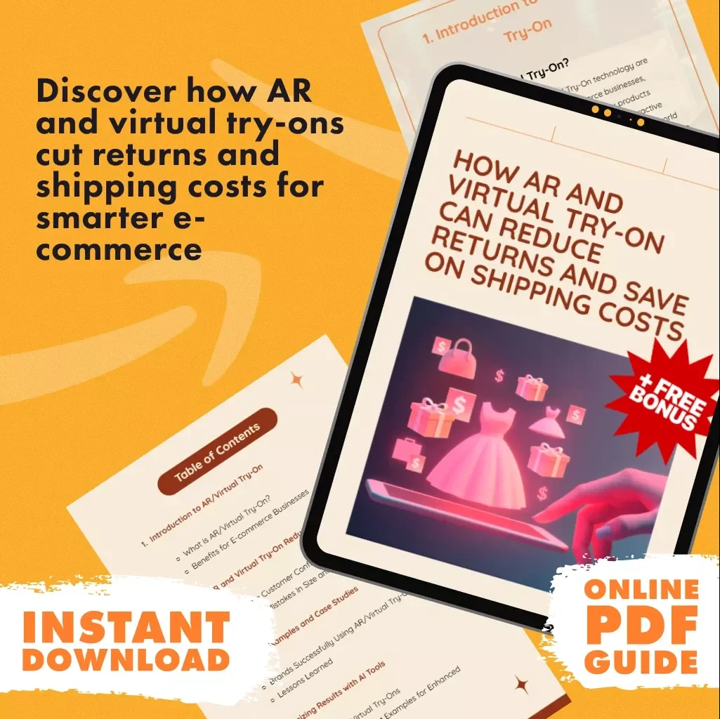 How AR and Virtual Try-On Can Reduce Returns and Save on Shipping Costs | Digital Guide for E-commerce Businesses | Learn How to Use AR/Virtual Try-On to Reduce Returns and Save on Shipping | AI-Powered Strategies