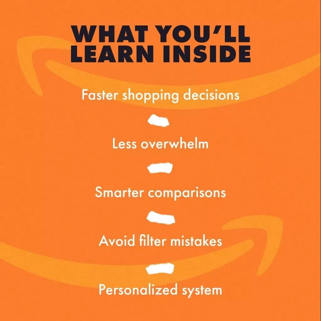 How to Compare Product Options Using Filters | Digital Shopping Guide, eBook & Downloadable Checklist for Smarter Online Choices