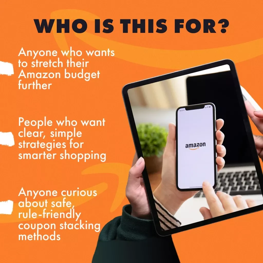 Coupon Stacking Secrets Amazon Doesn’t Want You to Miss | Digital Guide for Smart Shoppers | Learn Coupon Stacking: What Works and What Amazon Blocks | eBook & Checklist for Maximizing Savings