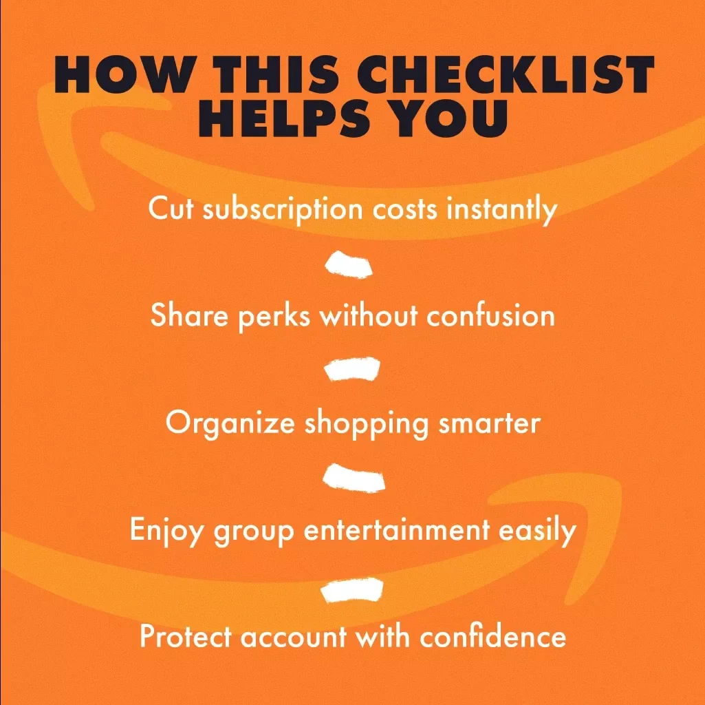 Prime Sharing Made Easy: Your Ultimate Cost-Cutting Checklist | How to Share Amazon Prime to Cut Costs | Digital Download Guide, eBook & Checklist