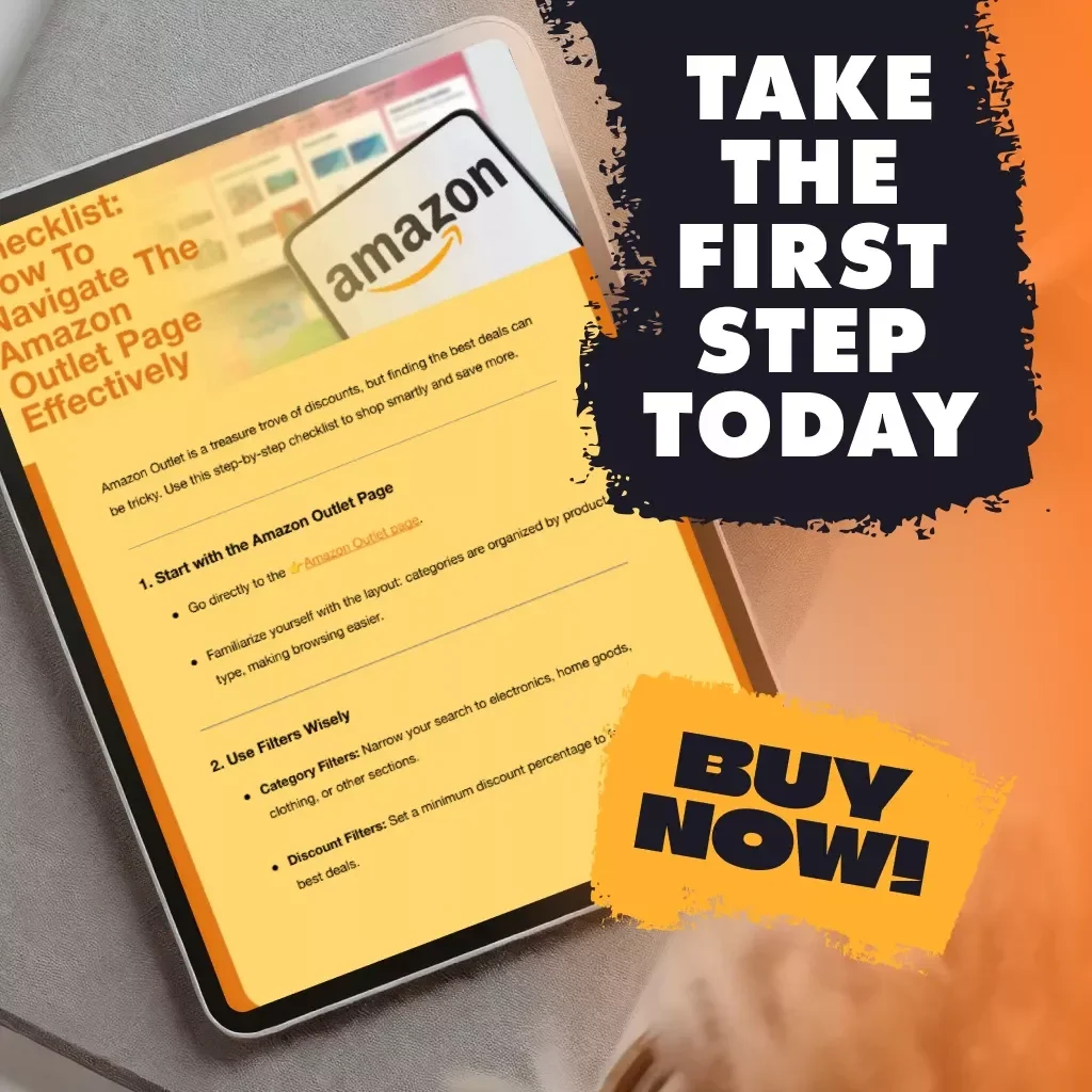 Checklist: How to Navigate the Amazon Outlet Page Effectively | Digital Download Guide for Bargain Hunters & Smart Shoppers