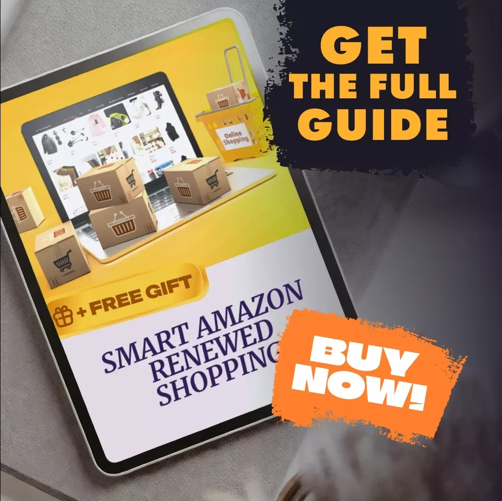 Smart Amazon Renewed Shopping Guide | How to Shop Amazon Renewed eBook | Digital Download for Finding Deals, Checking Quality & Using AI for Smarter Savings