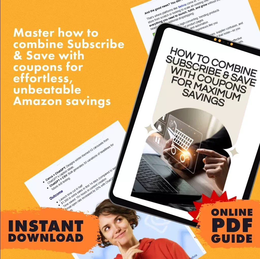 How to Combine Subscribe & Save with Coupons for Maximum Savings | Digital Guide for Extra Amazon Discounts, Smart Savings, and Hidden Deals