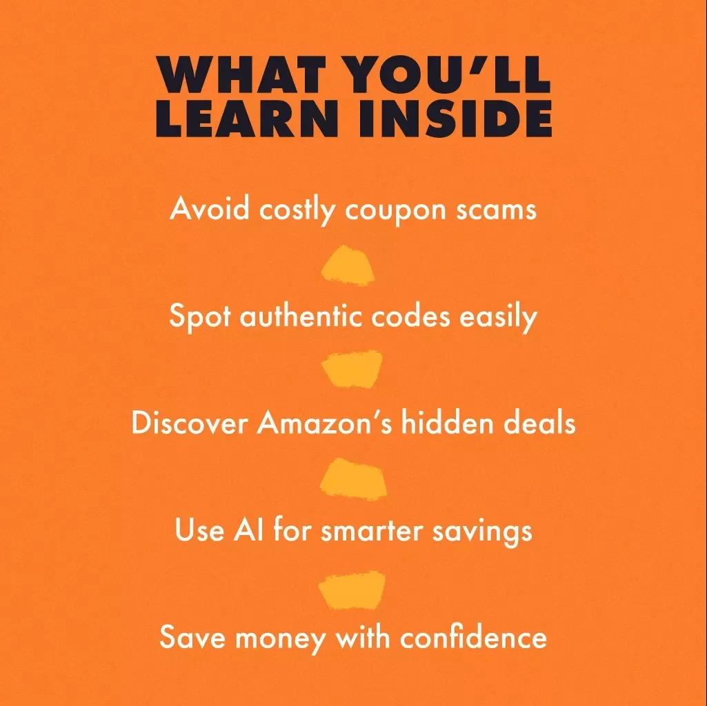 Amazon Coupon Codes and How to Use Them Wisely | Digital Download Guide | eBook on Spotting Fake Codes, Finding Real Amazon Deals, and Using AI Prompts | Are Amazon Coupon Codes Real?
