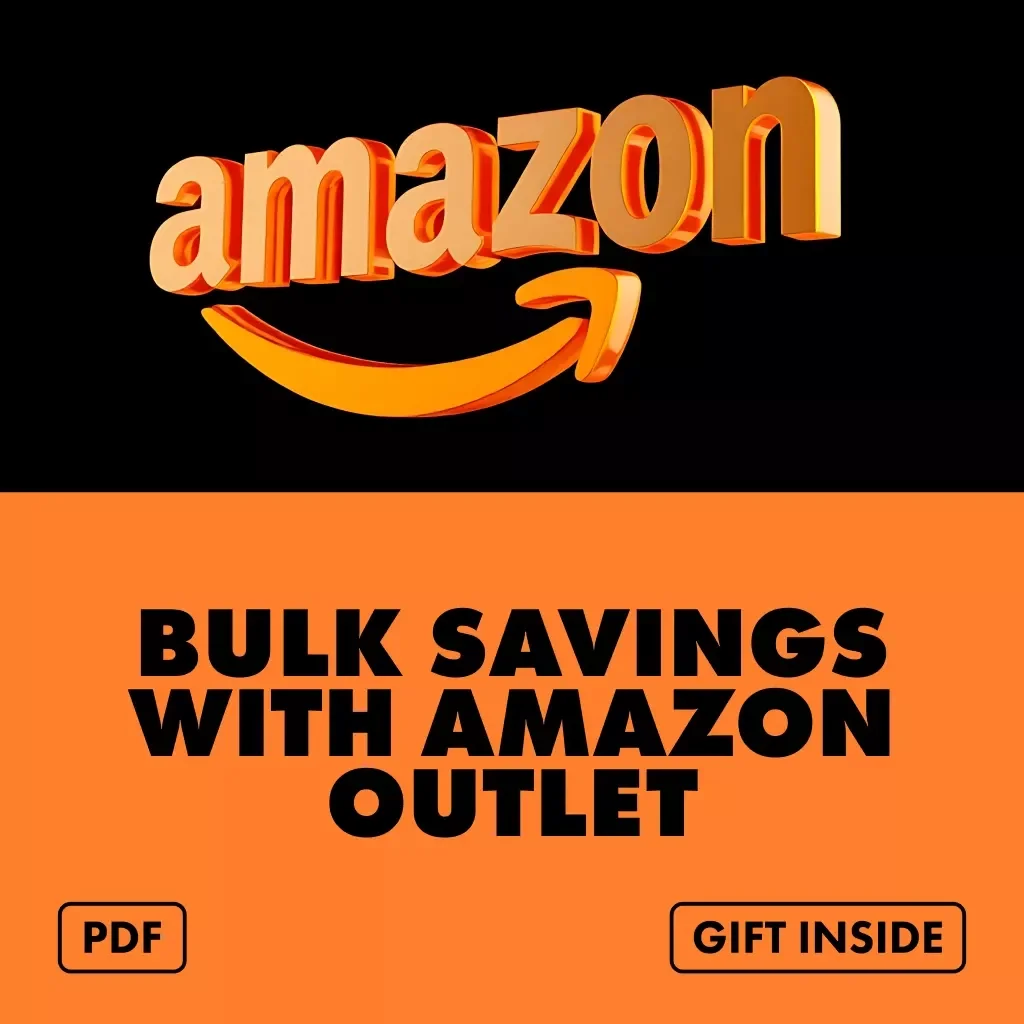 Bulk Savings with Amazon Outlet | Digital Guide for How to Use Amazon Outlet for Bulk Shopping Savings, eBook, Checklist, Instant Download