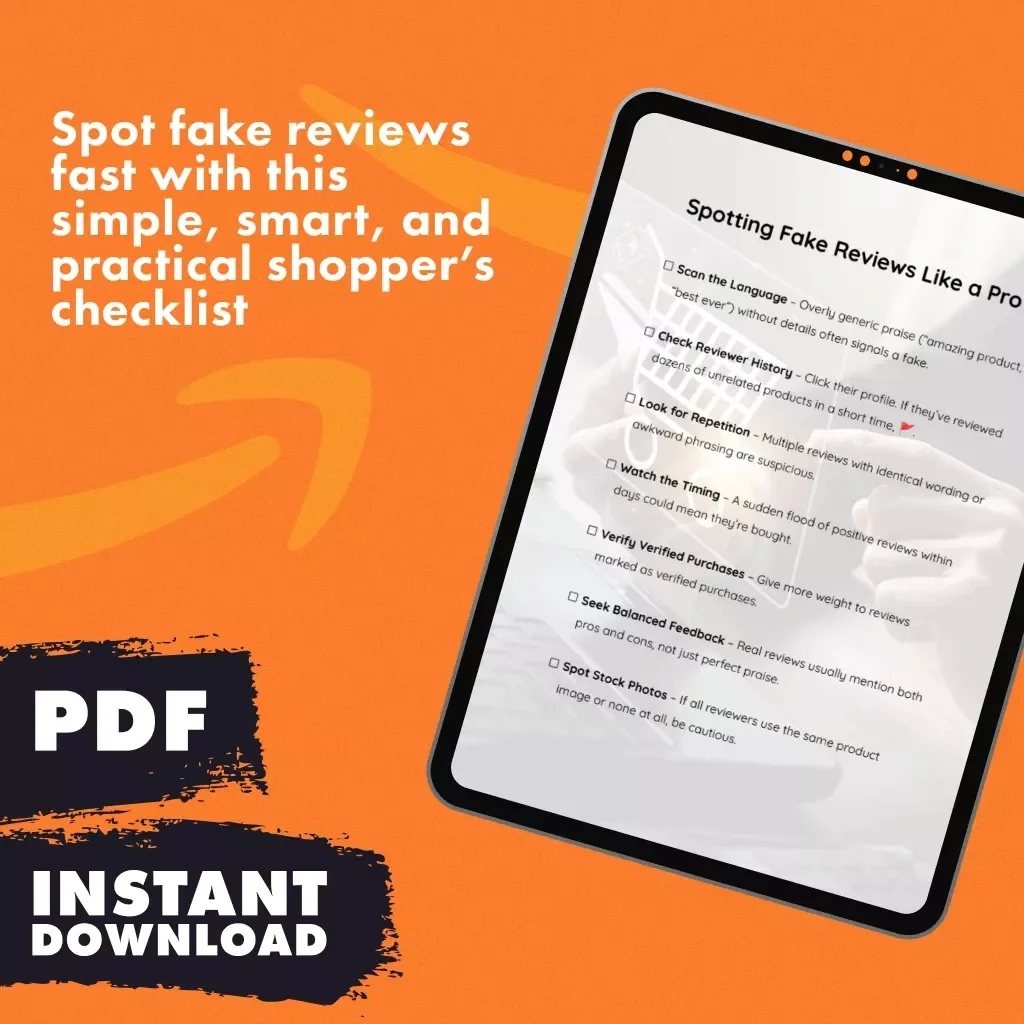 Spotting Fake Reviews Like a Pro – Digital Checklist for Shoppers | How to Spot Fake Reviews Quickly and Safely | Instant Download Guide