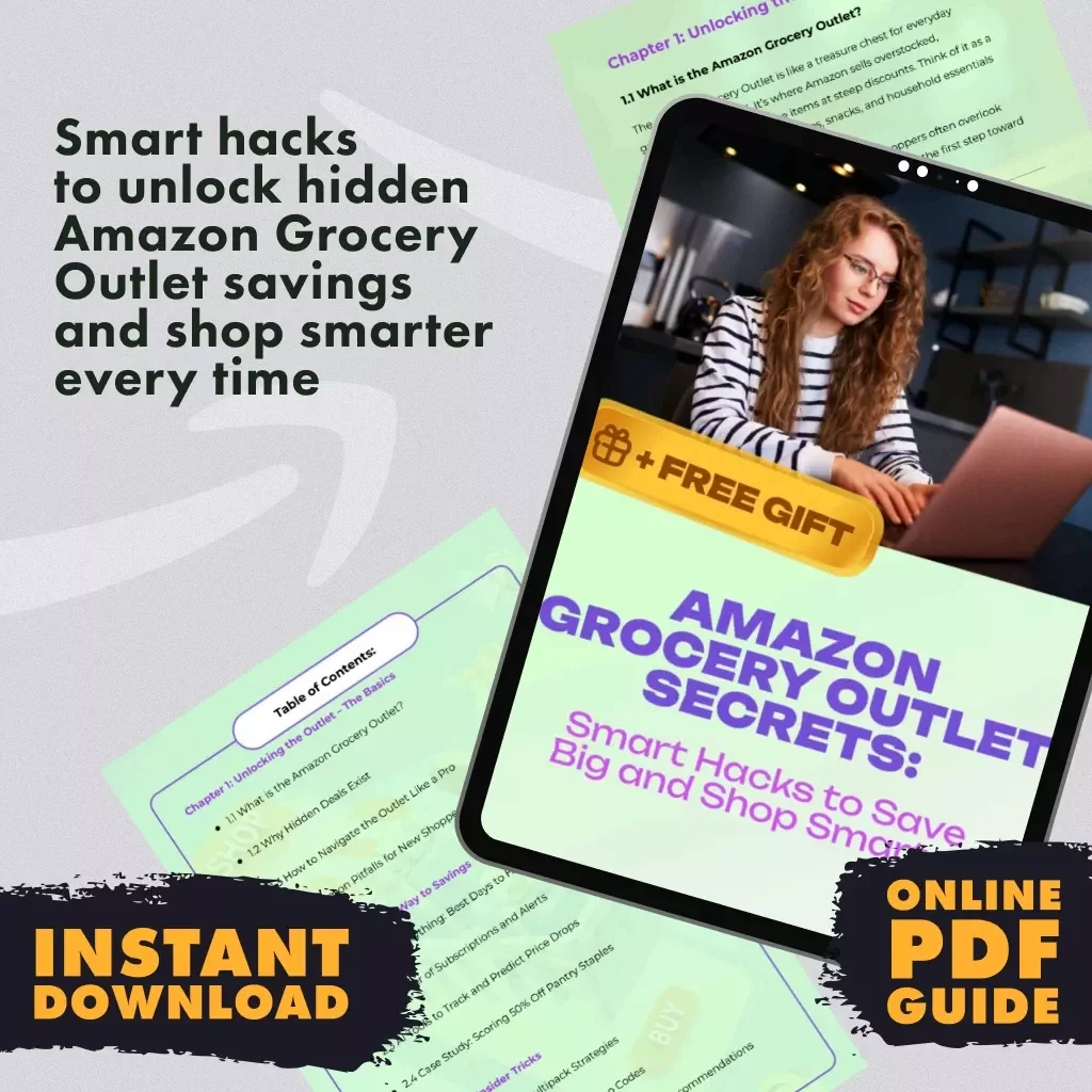 Amazon Grocery Outlet Secrets: Smart Hacks to Save Big and Shop Smarter | Digital Guide with Hidden Amazon Grocery Outlet Hacks, Insider Tips, and Money-Saving Strategies