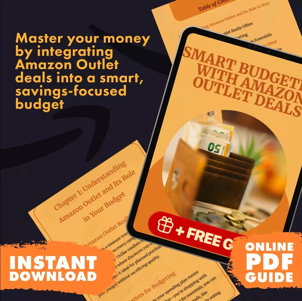Smart Budgeting with Amazon Outlet Deals | Budgeting Guide for Deal Lovers | How to Integrate Amazon Outlet Deals into Your Budget