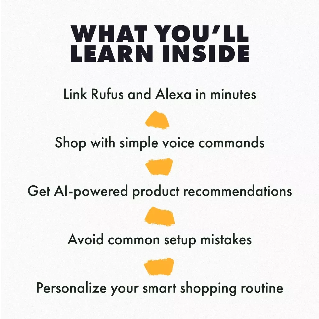 Shop Smart: How Rufus and Alexa Team Up for Effortless AI Shopping | How Rufus Integrates with Alexa for Seamless Shopping | Digital Guide eBook for AI-Powered Voice Shopping