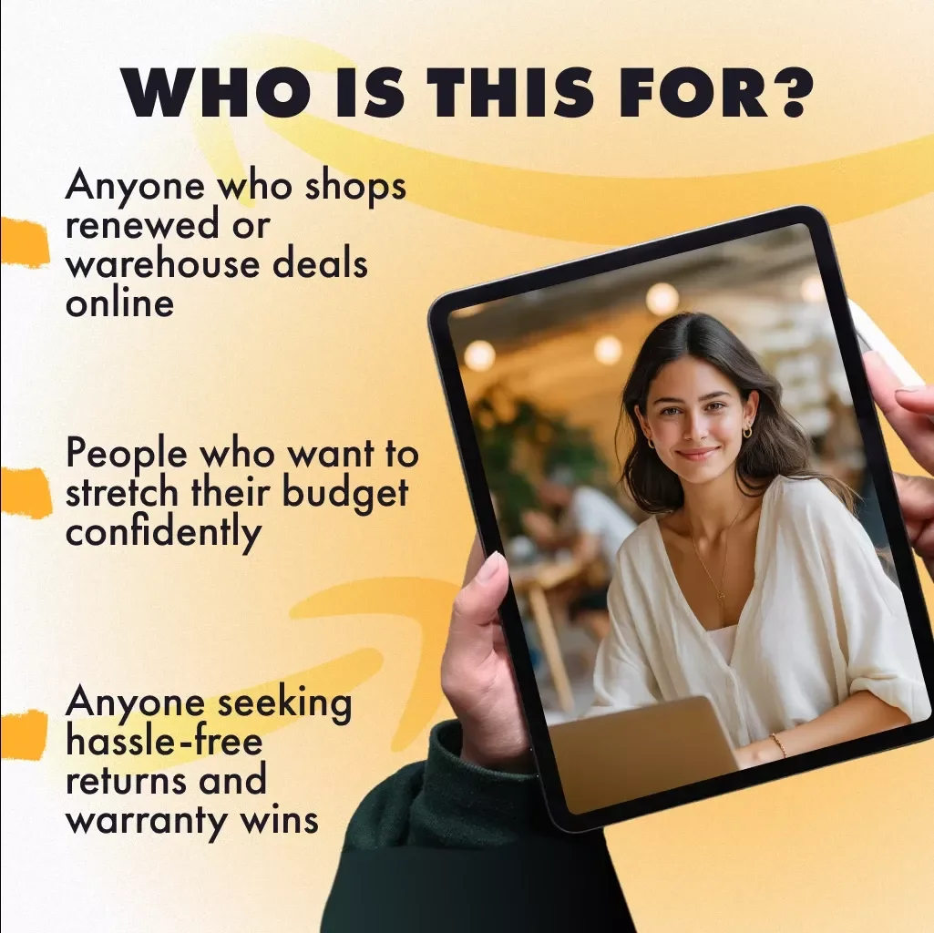 Smart Buys Unboxed: Mastering Returns & Warranties for Renewed and Warehouse Deals | Digital Guide | eBook on Return and Warranty Rules for Renewed/Warehouse Buys | Printable Checklist & Resource
