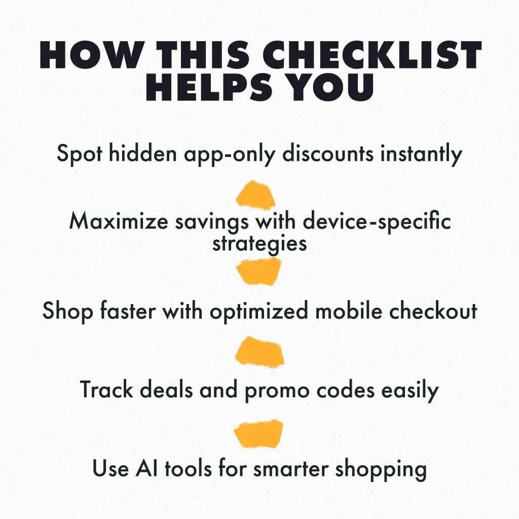 Mobile vs Desktop: Unlock Exclusive App-Only Discounts Checklist | Digital Download Guide for Using Mobile vs Desktop for Exclusive App-Only Discounts | Money-Saving eBook for Smart Shoppers