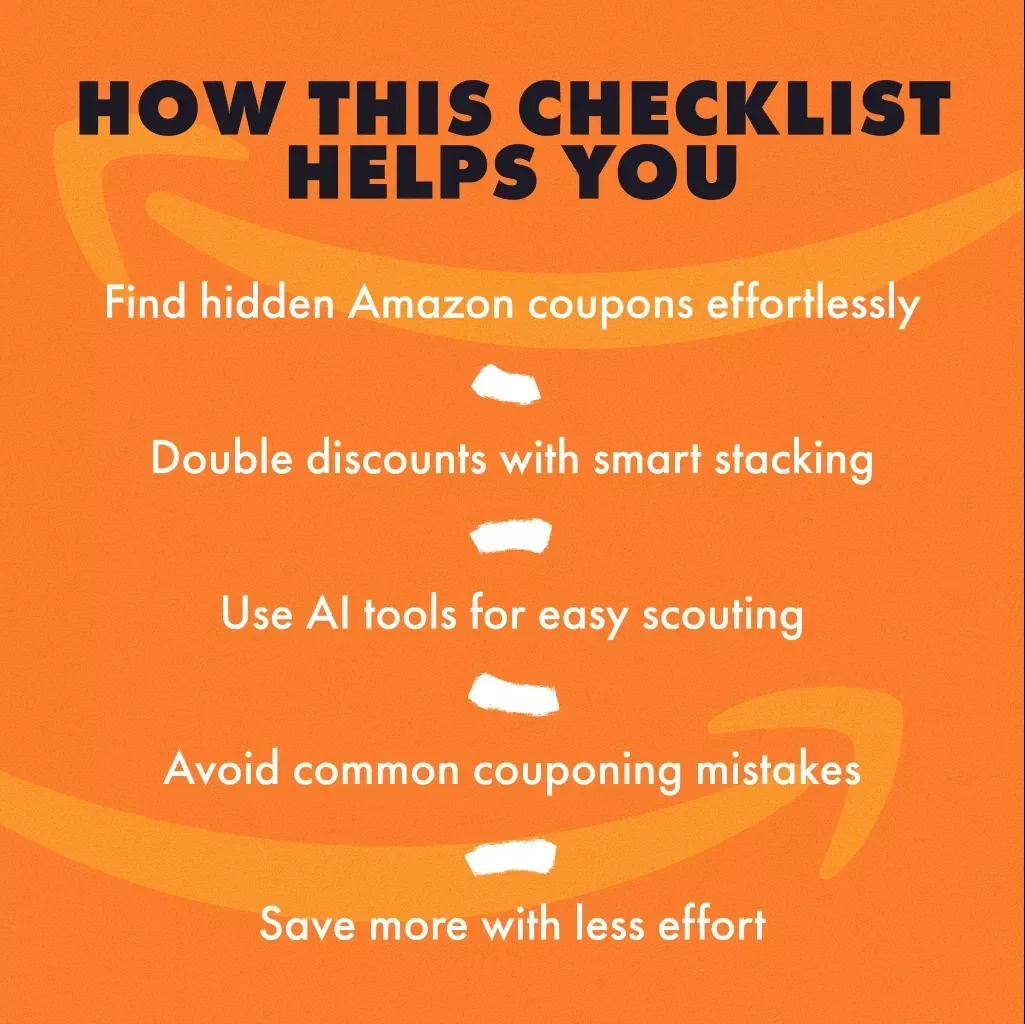 The Amazon Coupon Hunter’s Checklist | Digital Download Guide for Smart Shoppers | How to Use Amazon Coupons for Maximum Savings | Printable & Instant Access
