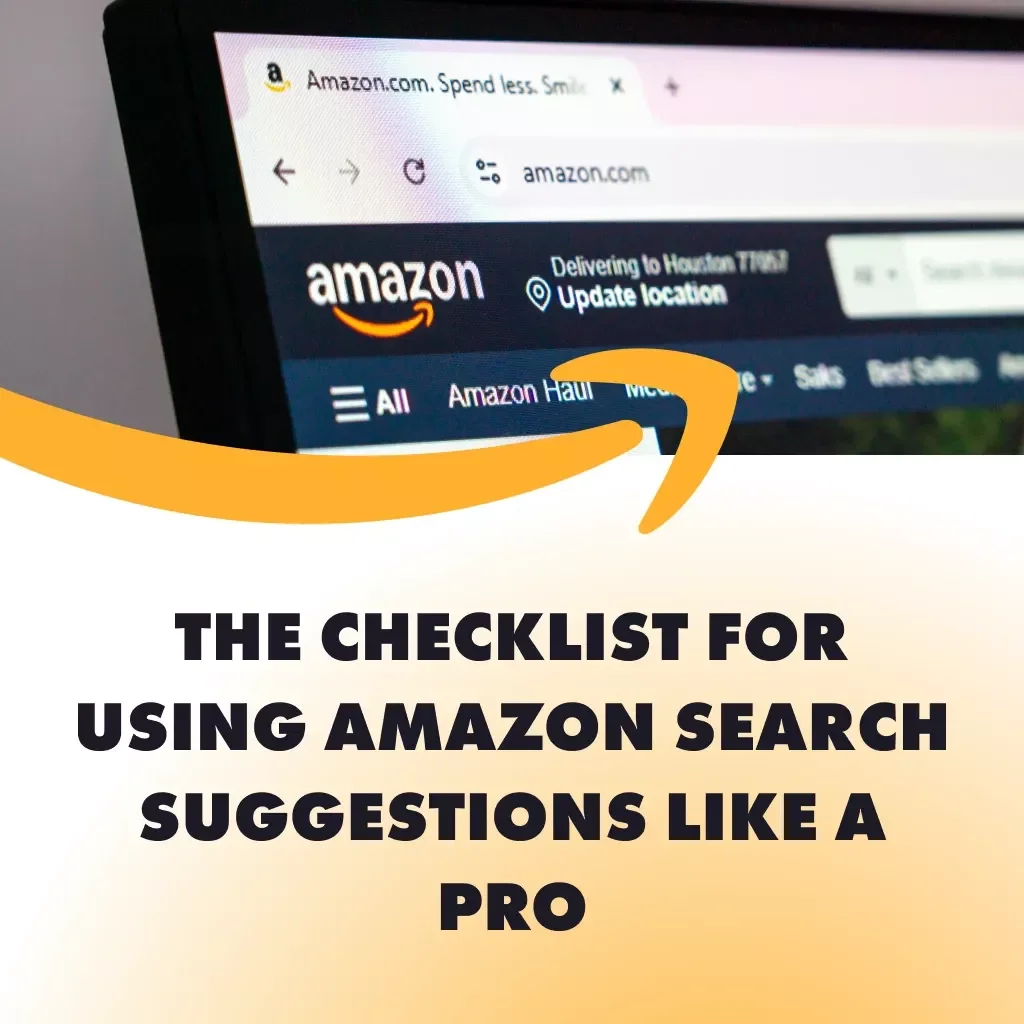 The Checklist for Using Amazon Search Suggestions Like a Pro | Keyword Research Guide | Digital Download Checklist for Sellers, eBook for Entrepreneurs, How to Use Amazon Search Suggestions