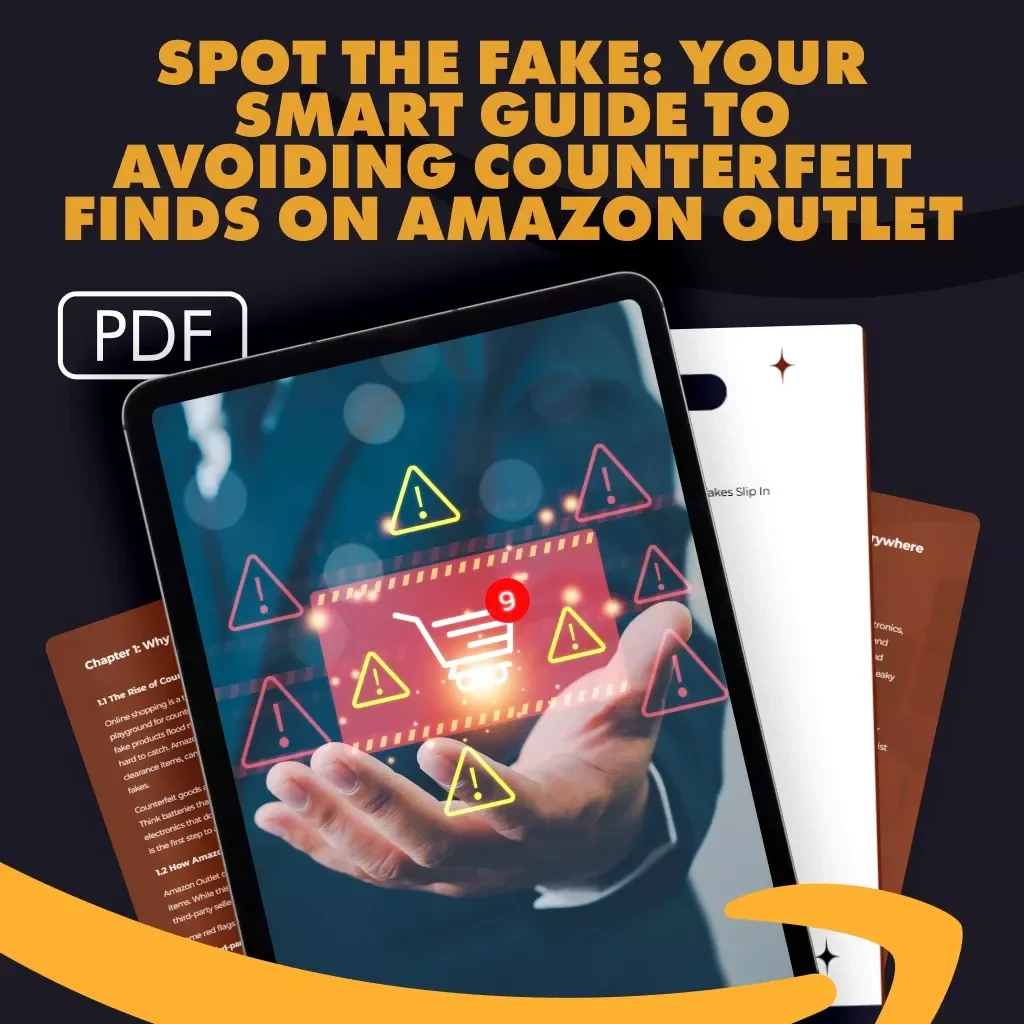 Spot the Fake: Your Smart Guide to Avoiding Counterfeit Finds on Amazon Outlet | How to Spot Counterfeit Items in Amazon Outlet | Digital Download eBook & Checklist