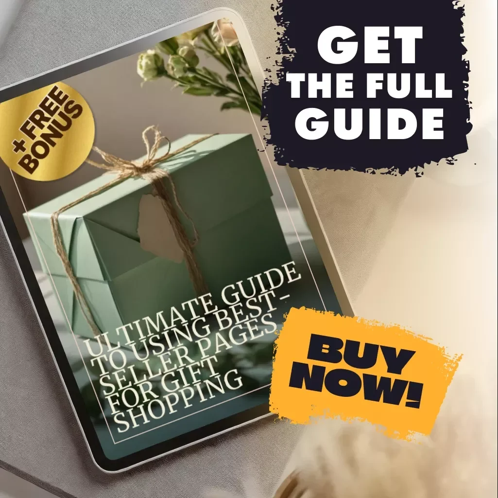 Ultimate Guide to Using Best-Seller Pages for Gift Shopping | Digital Download eBook for Smarter Gifting | How to Use Best-Seller Pages for Gift Shopping