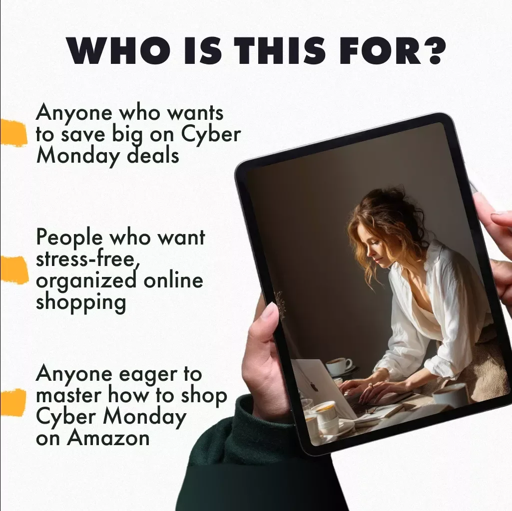Cyber Monday Amazon Shopping Power Checklist | Digital Download Guide for How to Shop Cyber Monday on Amazon Like a Pro