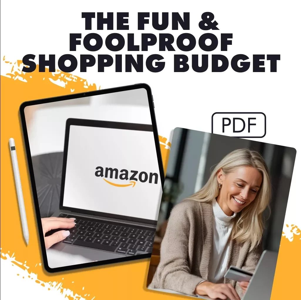 The Fun & Foolproof Shopping Budget Checklist | Digital Download Guide for Setting a Shopping Budget, eBook, Printable Budgeting Tool