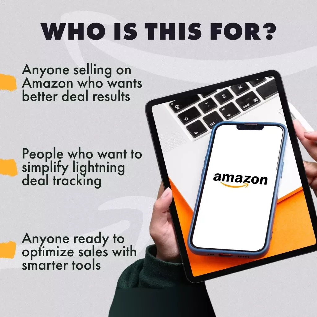Amazon Lightning Deals Tracking Checklist | Digital Download eBook & Guide | How to Use Tracking Tools with Lightning Deals