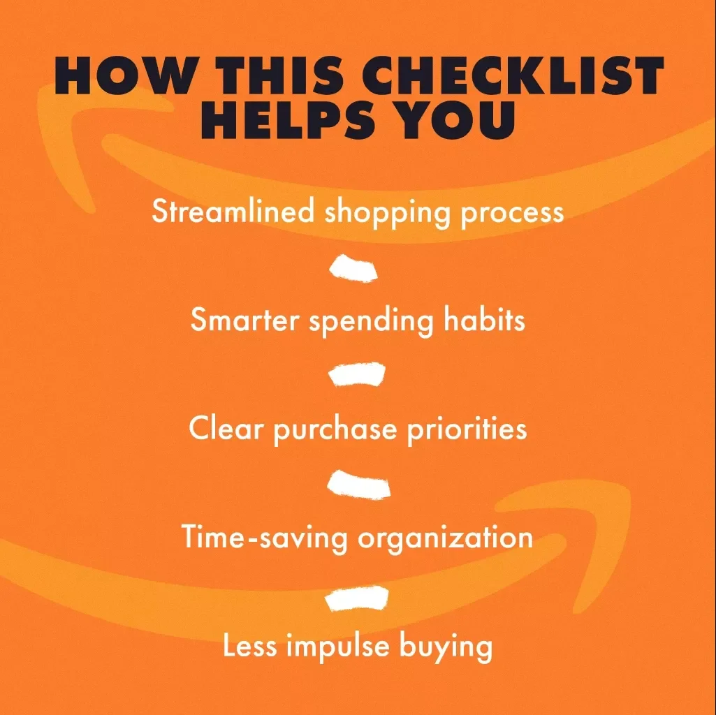 Checklist: How to Prioritize Shopping Using Amazon Lists | Digital Download Guide, eBook, Printable, Organization & Budgeting Tool