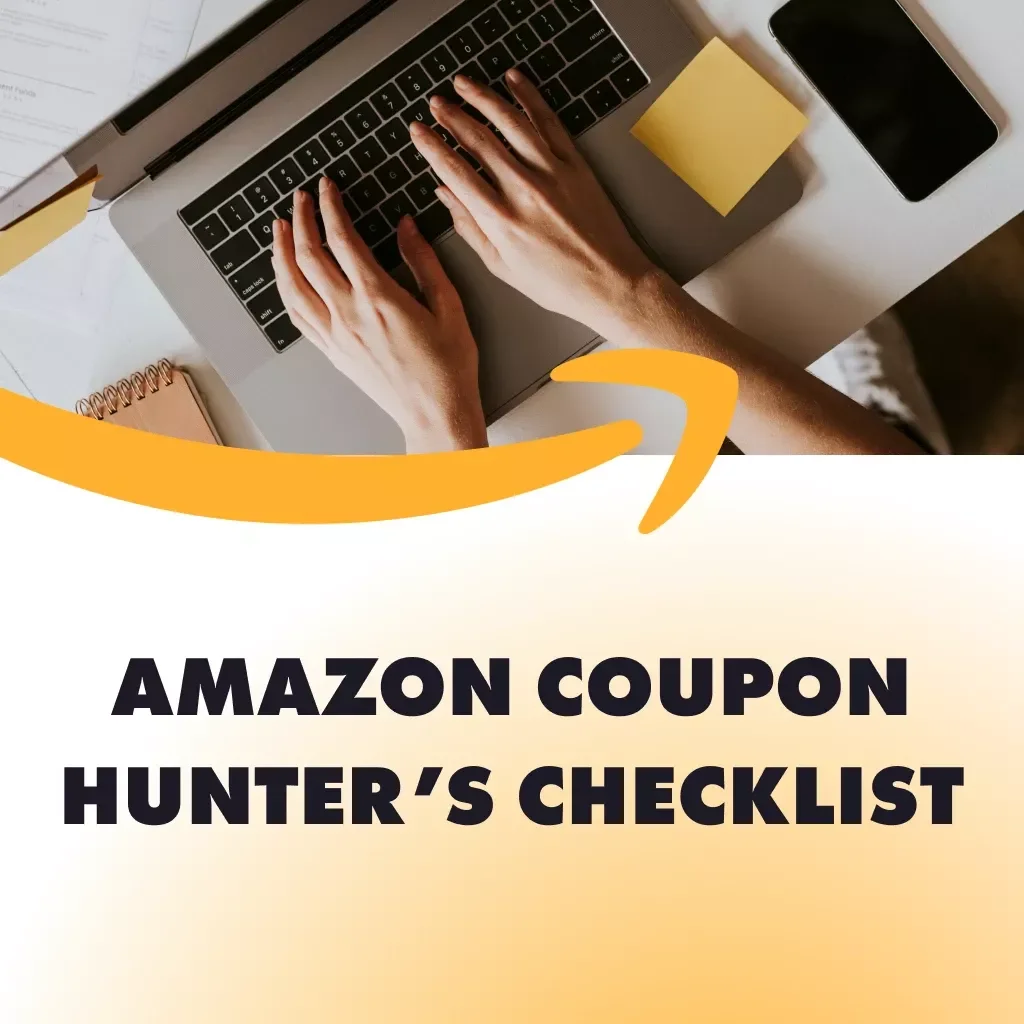 Amazon Coupon Hunter’s Checklist | Digital Download | How to Find and Clip Coupons on Amazon | Printable Savings Guide & Money-Saving Ebook