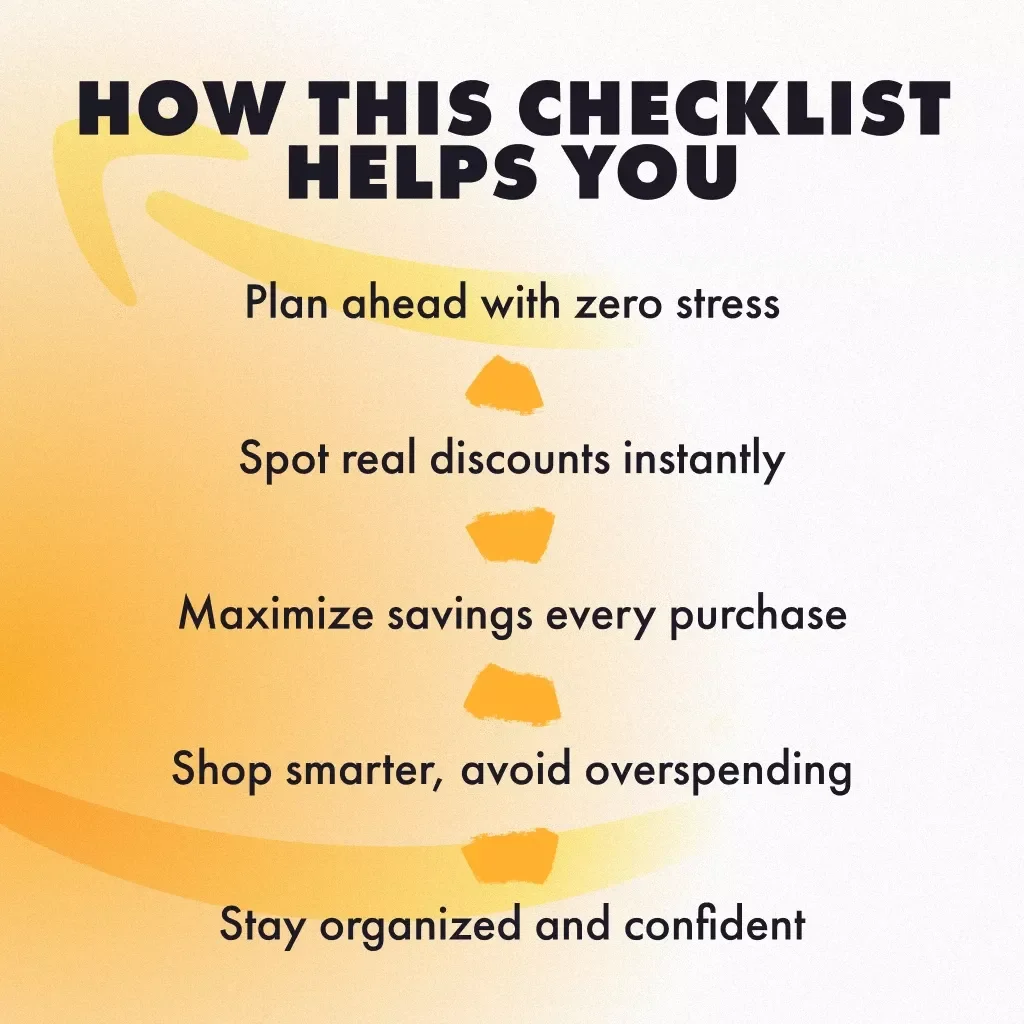 Prime Big Deal Days Power Checklist | Digital Download Guide for Finding Prime Big Deal Days, Saving Money & Smart Shopping Strategies