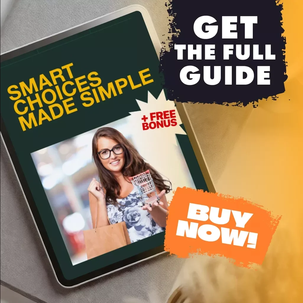 Smart Choices Made Simple | Decision Matrix Guide | Need vs Want vs Wait | Digital Download eBook & Checklist for Smarter Everyday Decisions