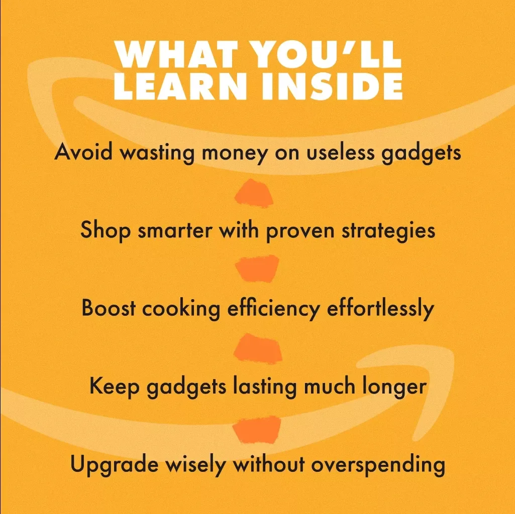 Kitchen Smarts: Your Guide to Buying Gadgets That Actually Work | Smart Buying Guide for Kitchen Gadgets, Digital Download eBook, Kitchen Essentials Checklist