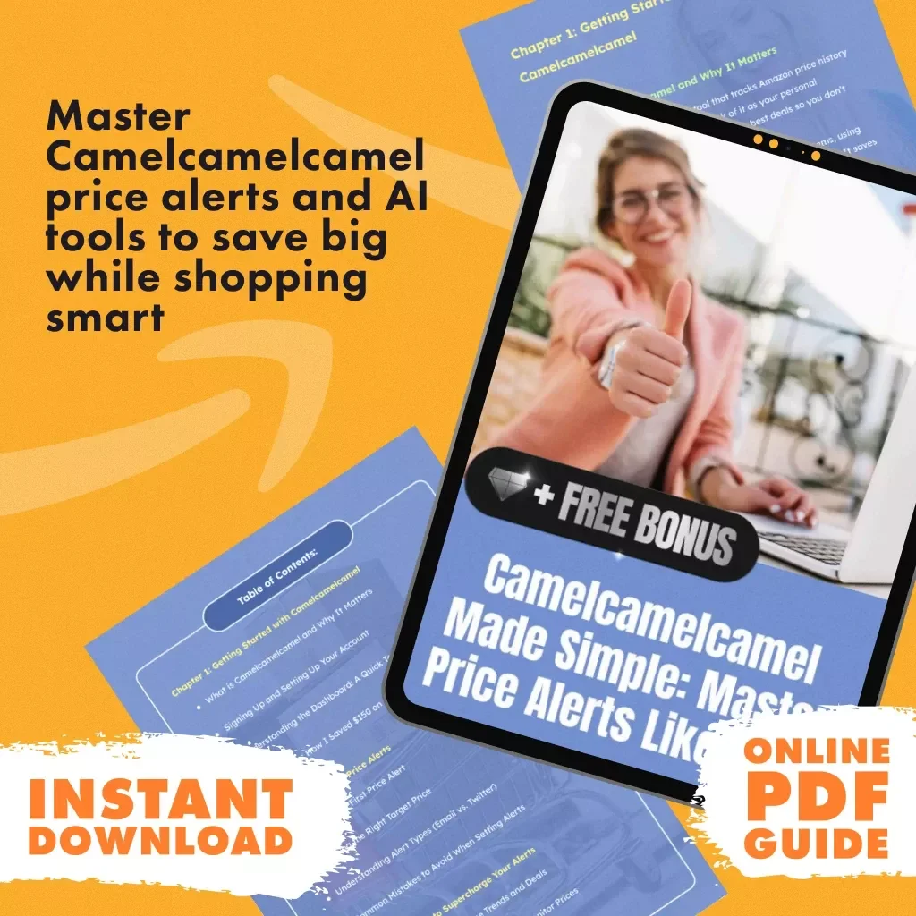 Camelcamelcamel Made Simple: Master Price Alerts Like a Pro | Digital Guide | How to Set Up Alerts with Camelcamelcamel, Track Prices, and Save Money with AI Tools