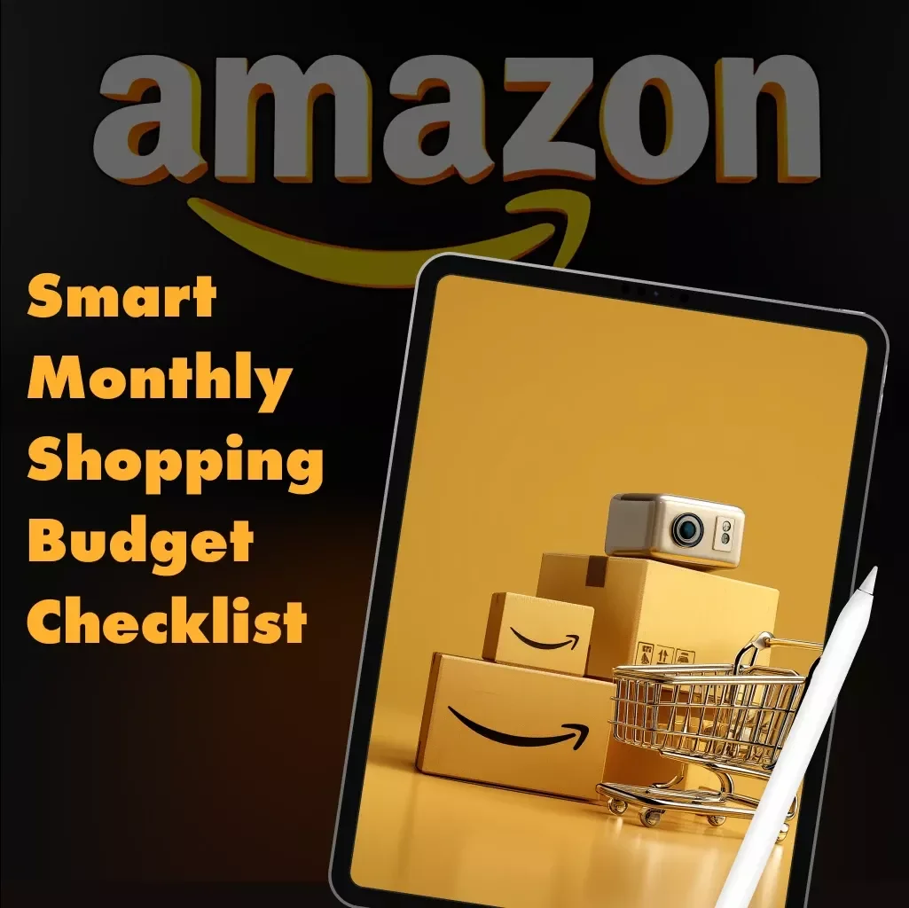 Smart Monthly Shopping Budget Checklist: Spend Wisely, Live Happily | Digital Download Guide for How to Set a Monthly Shopping Budget, Save Money & Shop Smarter