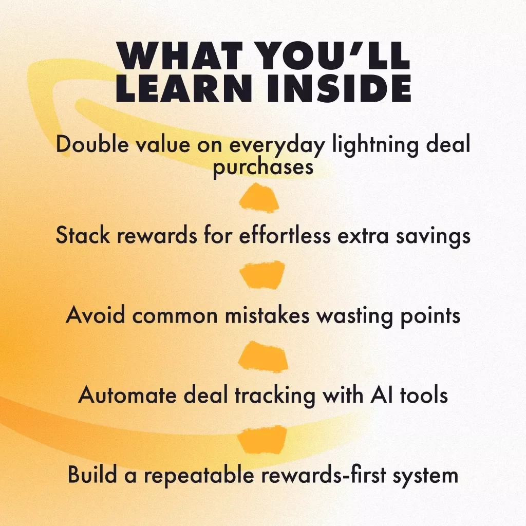 Maximize Rewards Points on Lightning Deals | Digital Guide to How to Maximize Rewards Points While Buying Lightning Deals | eBook, Checklist, AI-Powered Strategies