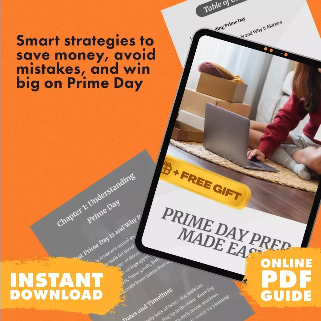 Prime Day Prep Made Easy | Digital Download Shopping Guide for Amazon Prime Day Deals, Budget Planning, Wish Lists, and AI Tools
